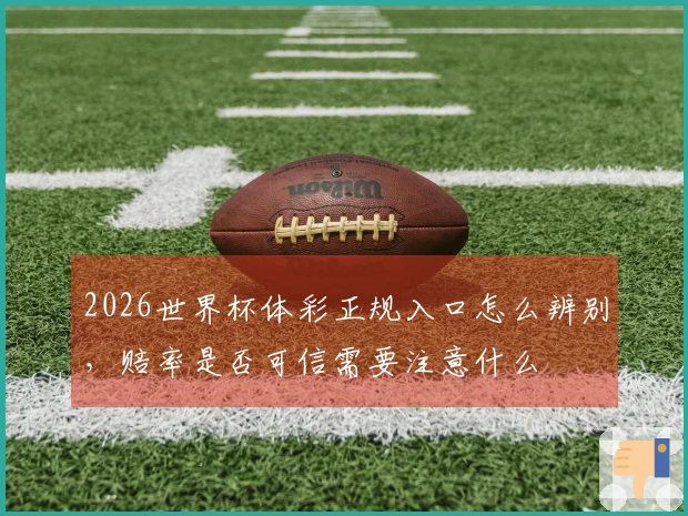 2026世界杯体彩正规入口怎么辨别，赔率是否可信需要注意什么