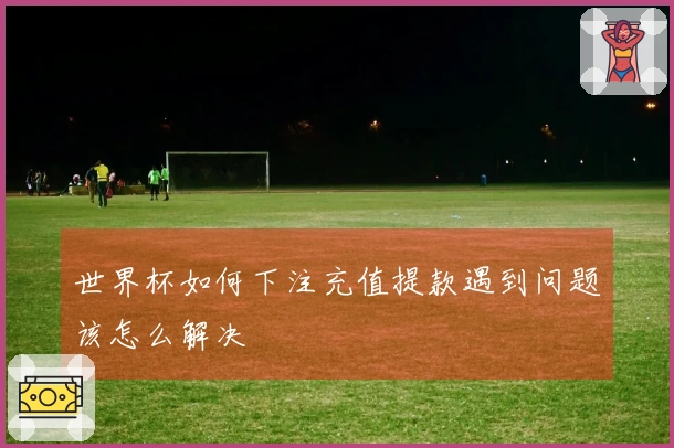 世界杯如何下注充值提款遇到问题该怎么解决